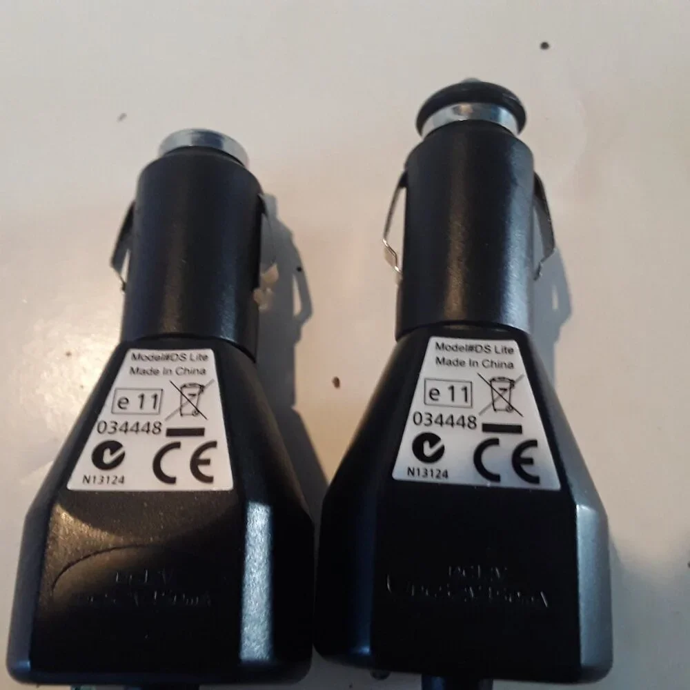 Two Nintendo DS Car Adapters